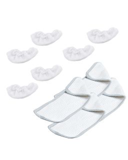 Conjunto de 4 panos e 6 fronhas de vapor para pavimentos e tecidos