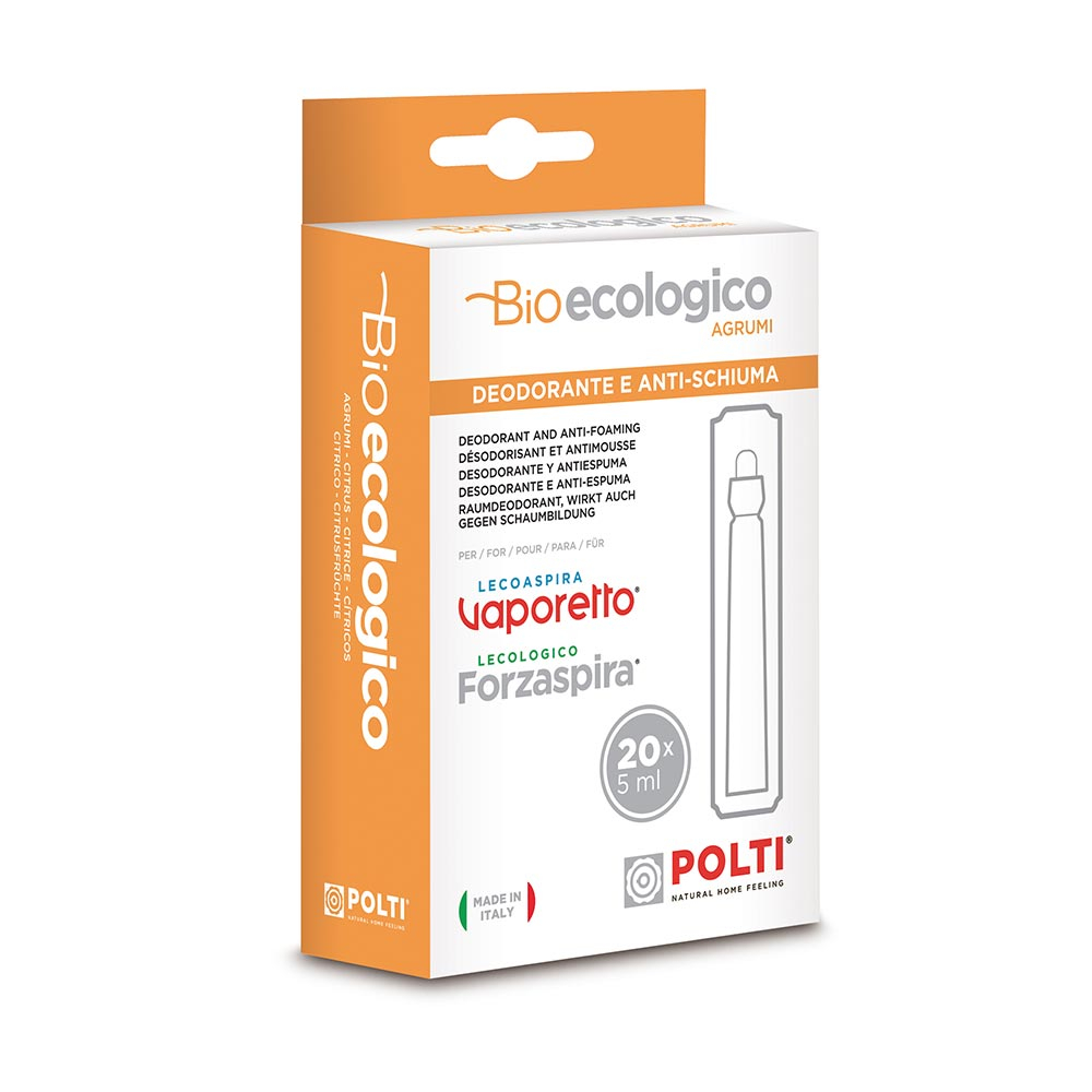 Polti Bioecologico desodorizante fragrância Cítrico para Vaporetto Lecoaspira e Lecologico 