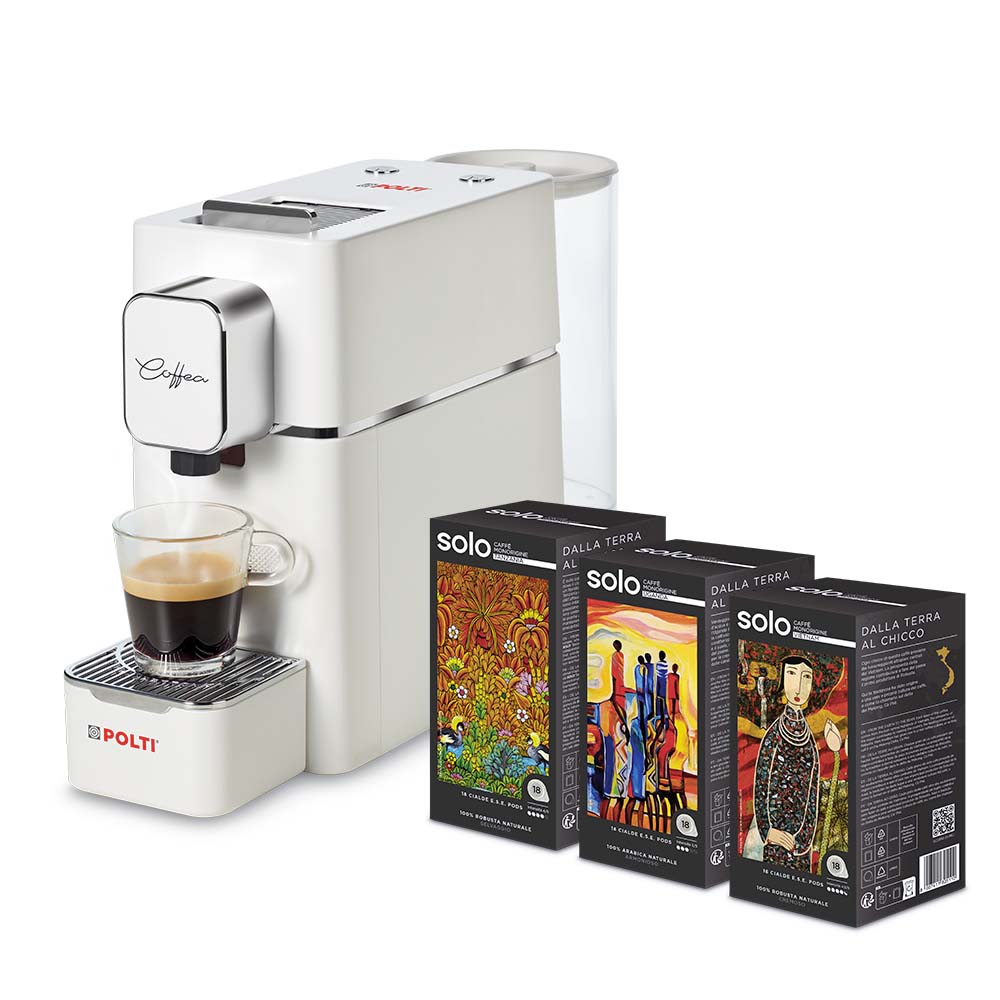 Polti Coffea S15W com Kit  degustação 54 cápsulas E.S.E.