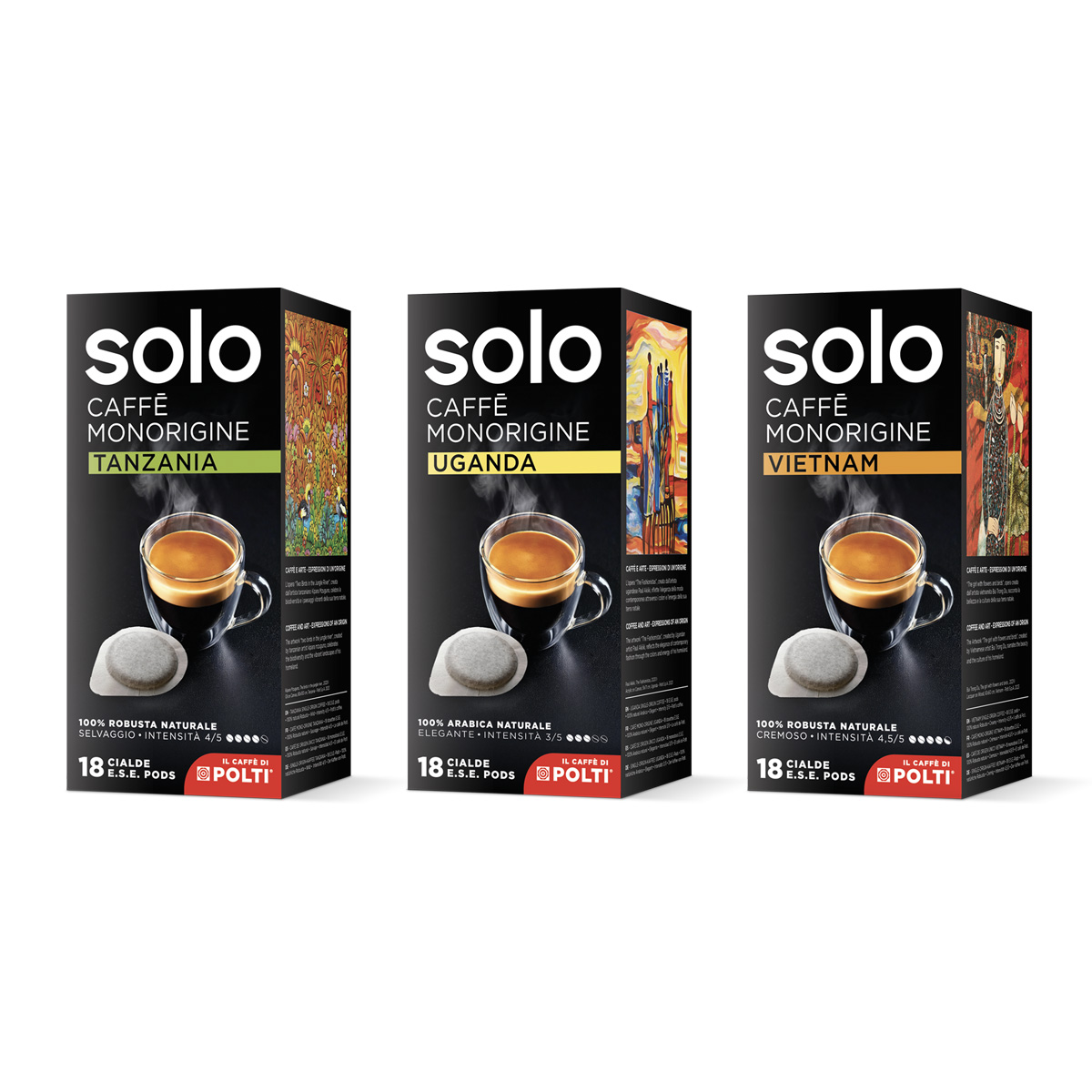  SOLO Kit degustação 54 cápsulas E.S.E