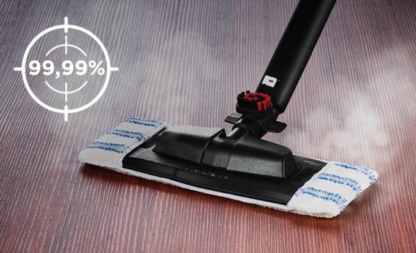 O vapor Polti é eficaz contra vírus, germes e bactérias