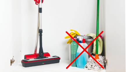 Polti Moppy: cero desperdícios