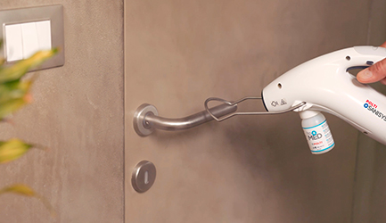 Polti Sani System: Desinfeção sem contato