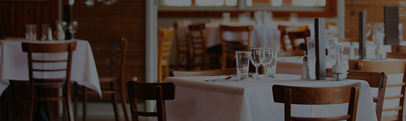 Polti, desinfecção de interiores de restaurantes