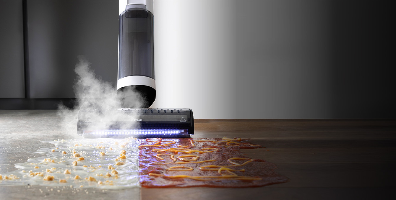 Limpeza profunda com vapor com o Polti RollySteam