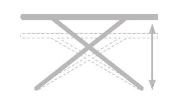 Vaporella Top - Regolazione altezza