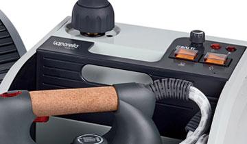 Vaporella Super Pro - Dettaglio maniglia per trasporto