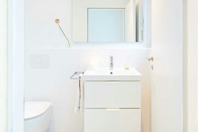 baño limpio